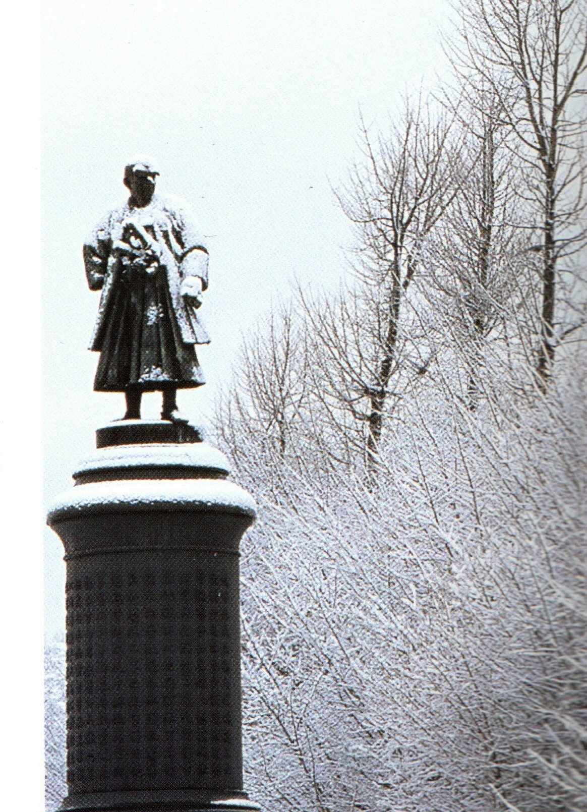 村田蔵六の銅像の写真