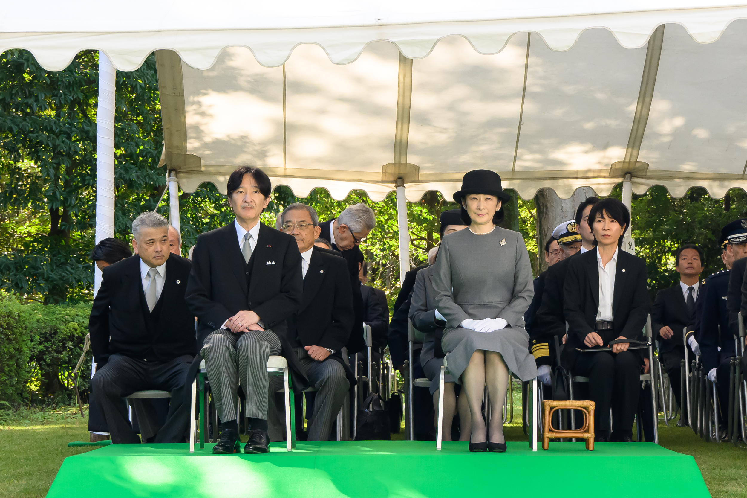 終戦８０年　令和７年度秋季慰霊祭　秋篠宮皇嗣同妃両殿下をお迎えして催行