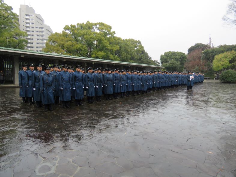 防衛大学校学生による慰霊参拝