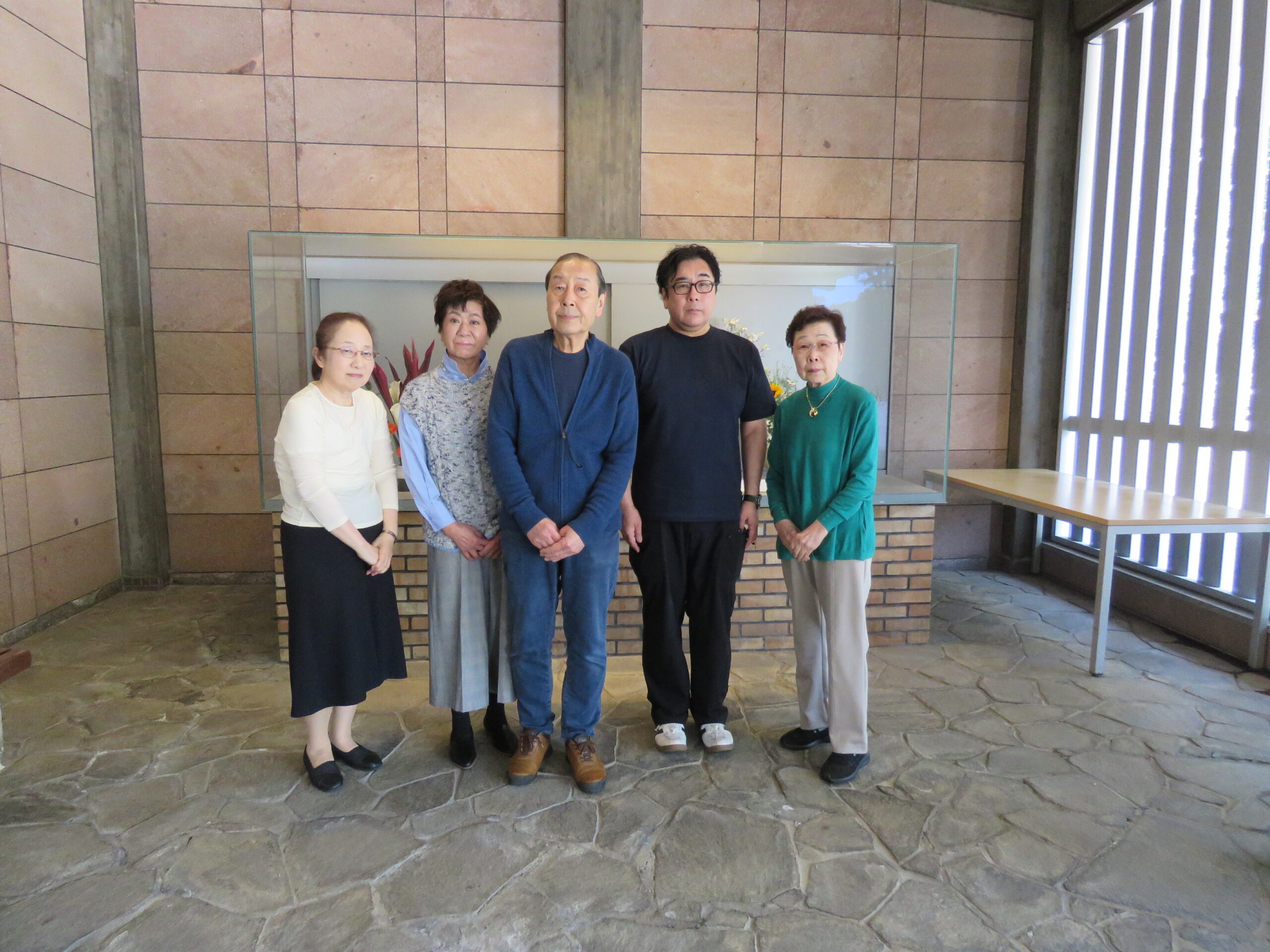 ４月１２日(日)の生け花（古流わかば会 代表：武藤 理春 先生）