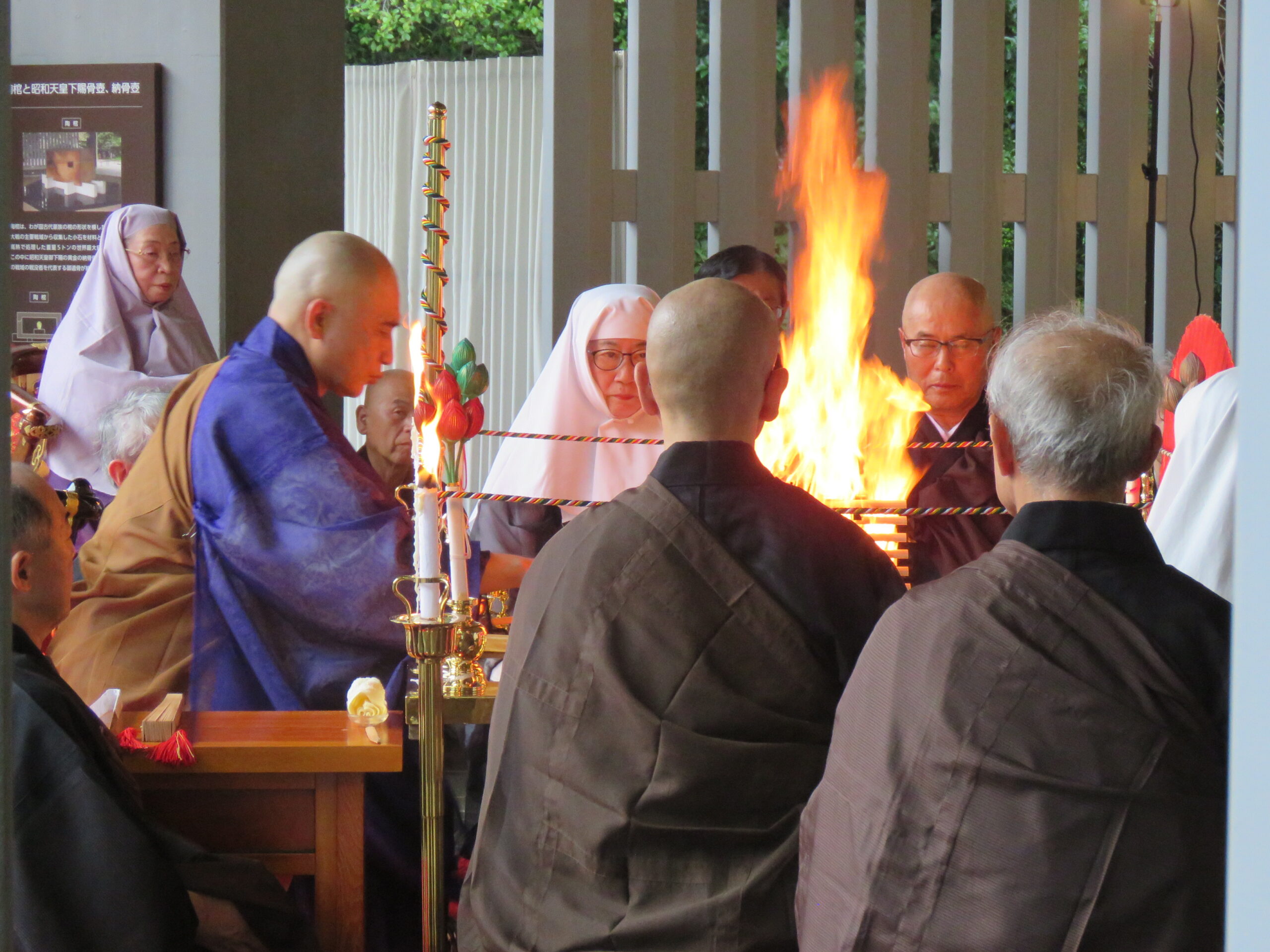 ７月１５(水)　阿含宗「万人の祈り」燈火祭