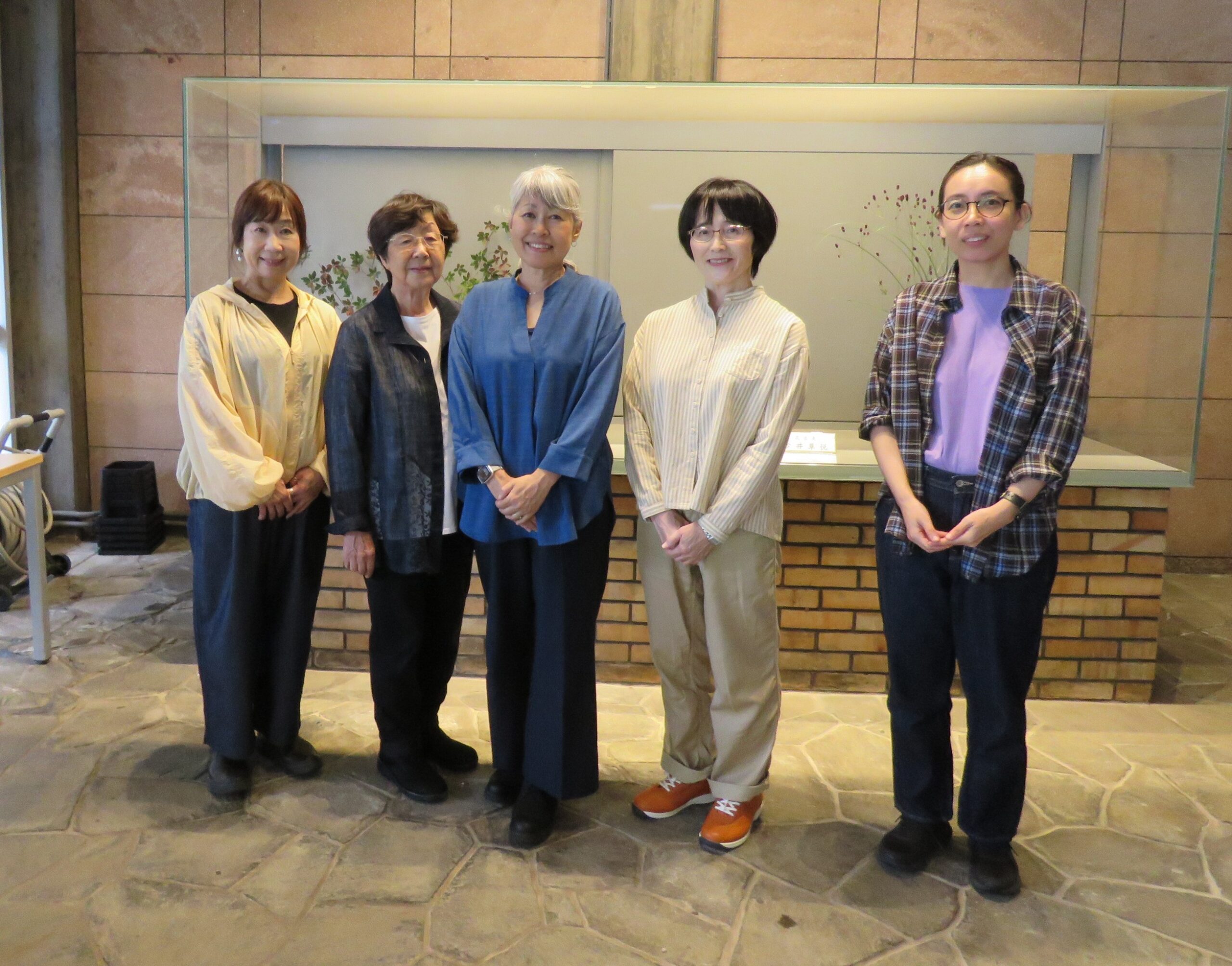 9月26日(土)の生け花（花古流 代表：今井 草悦 先生）