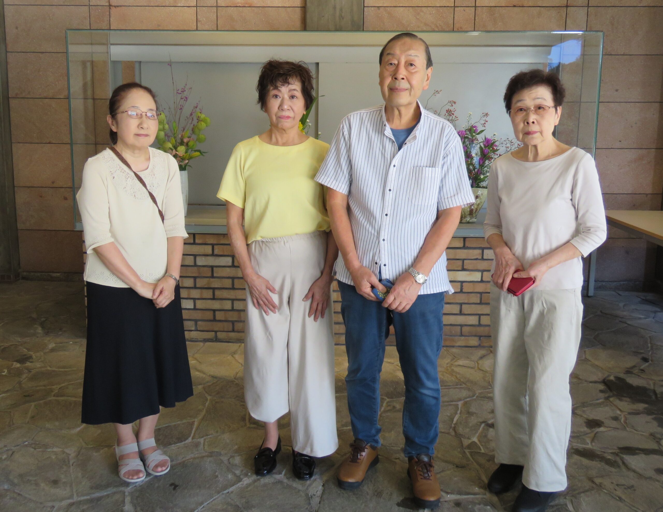10月11日(日)の生け花（古流わかば会 代表：武藤 理春 先生）